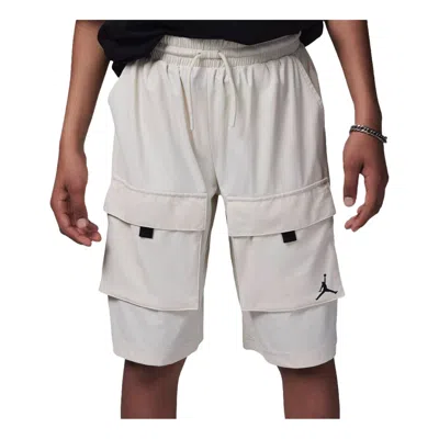 Air Jordan (gs)  Jumpman Travel Cargo Shorts 'sail' In White