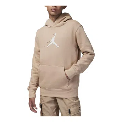 Air Jordan (gs)  Mj Member Pullover 'hemp' In Brown