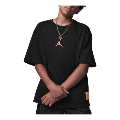 Air Jordan (gs)  Oversized T-shirt 'black Multi'