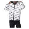 Air Jordan (gs)  Print Puffer Jacket 'white Black'
