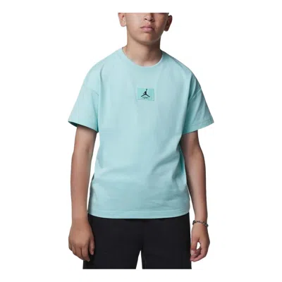 Air Jordan (gs)  Ripped Flight T-shirt 'mint Blue'