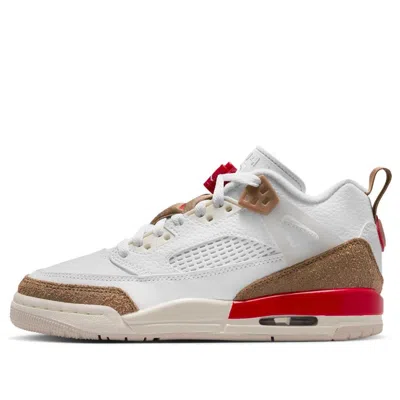 Air Jordan (gs)  Spizike Low 'white Desert Camo Fire Red'