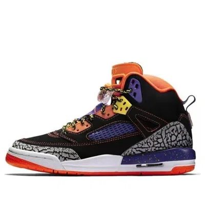 Air Jordan (gs)  Spiz'ike Tasmanian Devil 'blk' In Animal Print