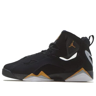 Air Jordan (gs)  True Flight 'black Metallic Gold'