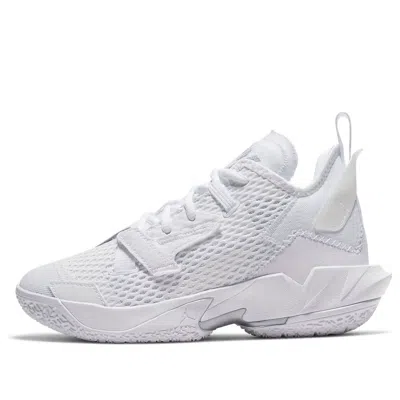 Air Jordan (gs)  Why Not Zer 0.4 White Actual