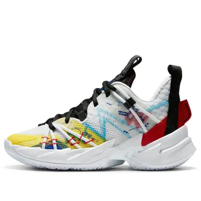 Air Jordan (gs)  Why Not Zer0.3 Se 3 'white Yellow Red' In Multi