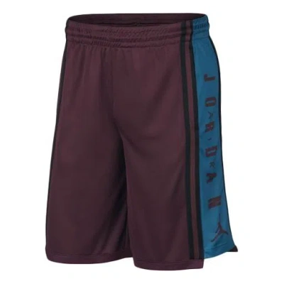 Air Jordan Hbr Quick-dry Ventilate Basketball Short Pant Male Red In Burgundy