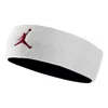 Air Jordan Headband 'white Red' In White