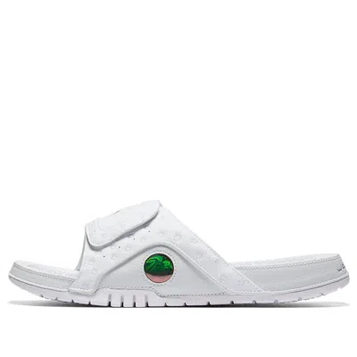 Air Jordan Hydro 13 Slide 'white Metallic Silver'