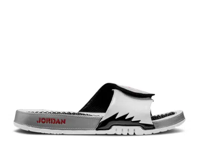 Air Jordan Hydro 5 Slide 'white Red Silver'