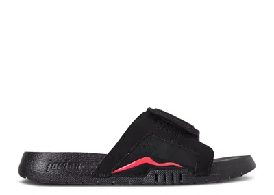 Air Jordan Hydro 6 Retro Slide 'infrared' In Black