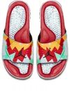 Air Jordan Hydro 7 Retro Soft Sole Cozy Sports Slippers Gray Red Orange 'white'