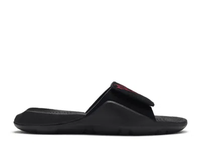 Air Jordan Hydro 7 Slide 'university Red' In Black