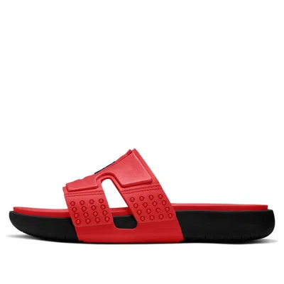 Air Jordan Hydro 8 Colorblock Casual Red Black Slippers 'red Black'