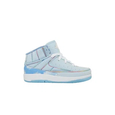 Pre-owned Air Jordan J. Balvin X  2 Retro Sp Td | Blue | Infant Size 8