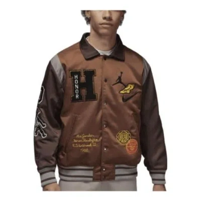 Air Jordan Jacket X Htg 'tan' In Brown