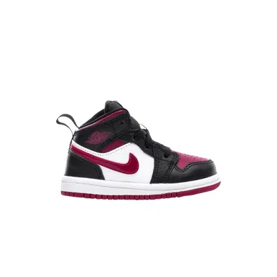 Pre-owned Air Jordan Jordan 1 Mid Td 'bred Toe' | Infant Size 6 In Red