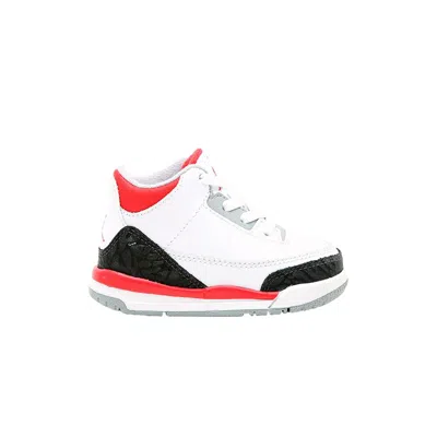 Pre-owned Air Jordan Jordan 3 Retro Td 'fire Red' 2006 | White | Infant Size 8