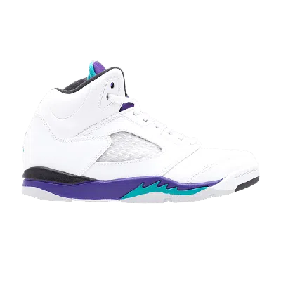 Pre-owned Air Jordan Jordan 5 Retro Ps 'grape' In White