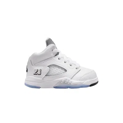 Pre-owned Air Jordan Jordan 5 Retro Td 'white Metallic Silver' 2026 | Infant Size 8