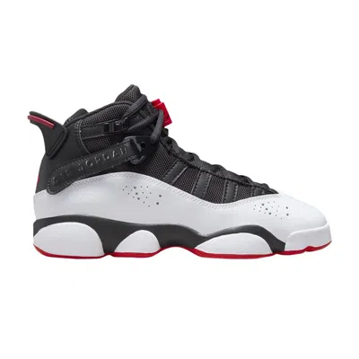 Pre-owned Air Jordan Jordan 6 Rings Gs 'black Varsity Red' | Kid's Size 4