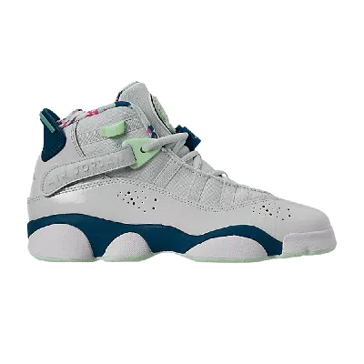 Pre-owned Air Jordan Jordan 6 Rings Gs 'green Abyss' In Grey
