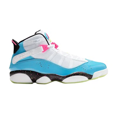 Pre-owned Air Jordan Jordan 6 Rings Gs 'south Beach' | White | Kid's Size 5.5