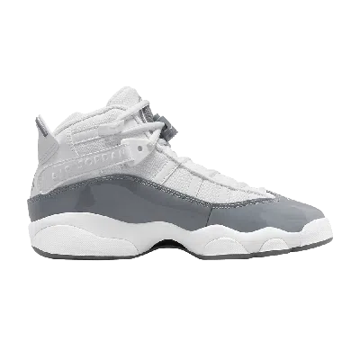 Pre-owned Air Jordan Jordan 6 Rings Gs 'white Cool Grey'