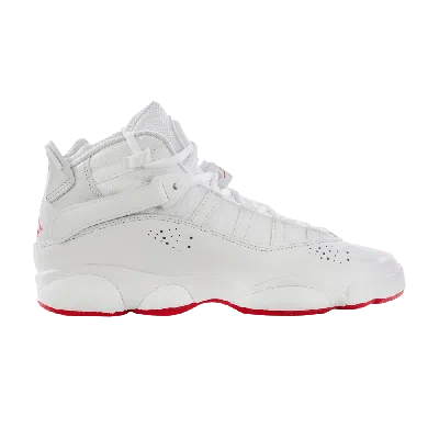 Pre-owned Air Jordan Jordan 6 Rings Gs 'white Mystic Hibiscus'
