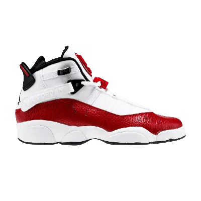 Pre-owned Air Jordan Jordan 6 Rings Gs 'white Red'