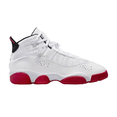 Pre-owned Air Jordan Jordan 6 Rings Gs 'white University Red'
