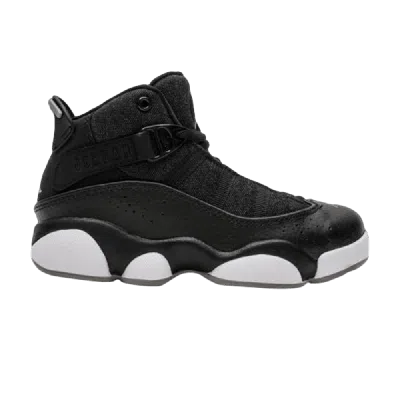 Pre-owned Air Jordan Jordan 6 Rings Ps 'black Matte Silver'