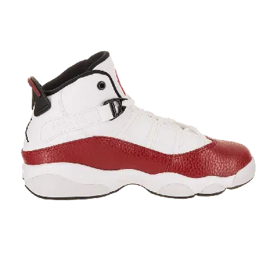 Pre-owned Air Jordan Jordan 6 Rings Ps 'university Red' In White