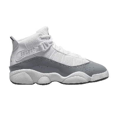 Pre-owned Air Jordan Jordan 6 Rings Ps 'white Cool Grey'