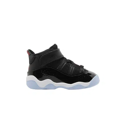 Pre-owned Air Jordan Jordan 6 Rings Td 'black Gym Red' | Infant Size 2