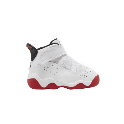 Pre-owned Air Jordan Jordan 6 Rings Td 'white University Red' | Infant Size 6