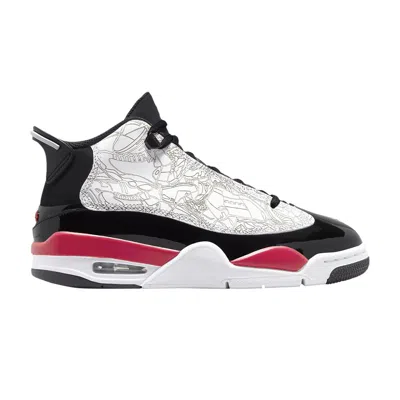 Pre-owned Air Jordan Jordan Dub Zero Gs 'fire Red' | White | Kid's Size 4.5