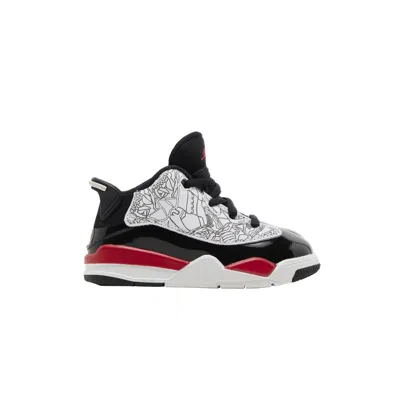 Pre-owned Air Jordan Jordan Dub Zero Td 'fire Red' | White | Infant Size 2