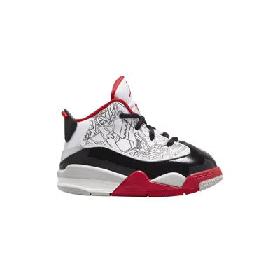 Pre-owned Air Jordan Jordan Dub Zero Td 'varsity Red' 2022 | White | Infant Size 10