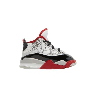Pre-owned Air Jordan Jordan Dub Zero Td 'varsity Red' | White | Infant Size 6