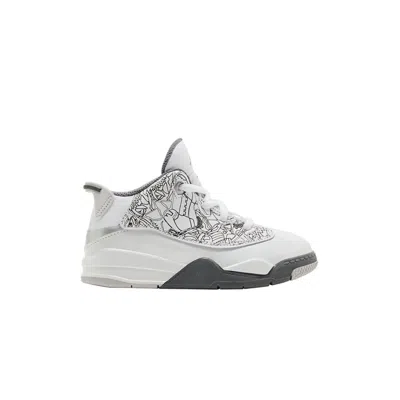 Pre-owned Air Jordan Jordan Dub Zero Td 'white Cool Grey' | Infant Size 4