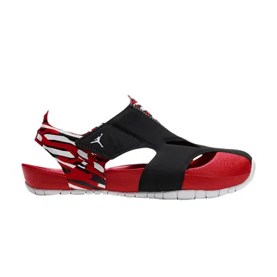 Pre-owned Air Jordan Jordan Flare Ps 'black University Red' | Kid's Size 11