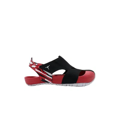 Pre-owned Air Jordan Jordan Flare Td 'black University Red' | Infant Size 8