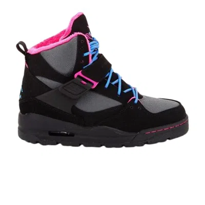 Pre-owned Air Jordan Jordan Flight 45 Trk Gs 'black Vivid Pink' | Kid's Size 2.5