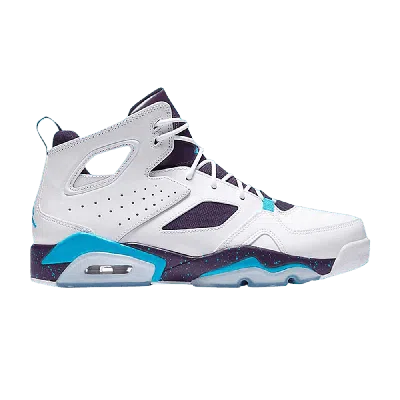 Pre-owned Air Jordan Jordan Flight Club '91 Bg 'grand Purple Blue Lagoon' In White