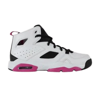 Pre-owned Air Jordan Jordan Flight Club 91 Gs 'white Fuchsia'