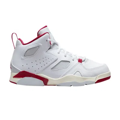 Pre-owned Air Jordan Jordan Flight Club 91 Ps 'white Mystic Hibiscus' | Kid's Size 12
