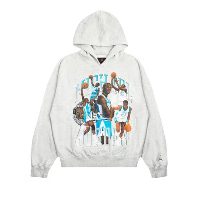 Pre-owned Air Jordan Jordan Flight Hoodie 'grey Heather/black' | Men's Size Xs
