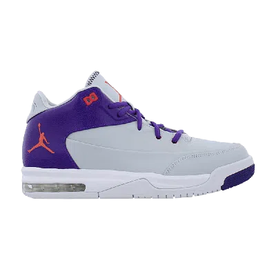 Pre-owned Air Jordan Jordan Flight Origin 3 Gs 'pure Platinum Ember Glow' In Grey