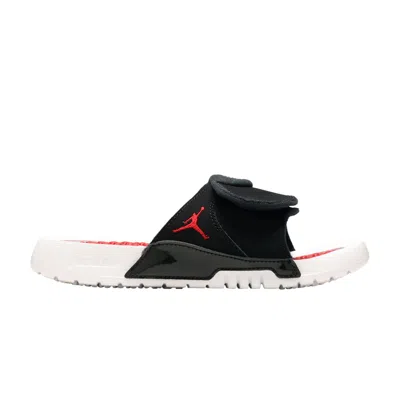 Pre-owned Air Jordan Jordan Hydro 11 Retro Slides Gs 'bred' | Black | Kid's Size 5